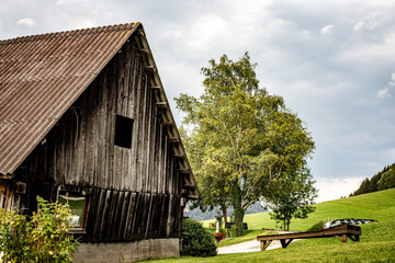 old barn in the countryside