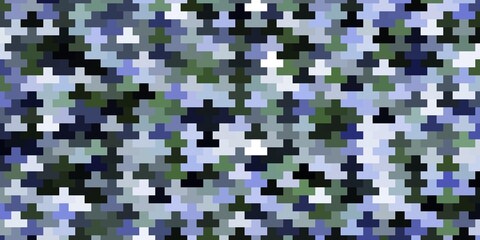 Light Blue, Green vector template in rectangles. New abstract illustration with rectangular shapes. Template for cellphones.