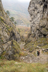 Trekking in Mehedinti Mountains, Romania, Europe