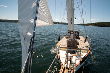 Sailing away
