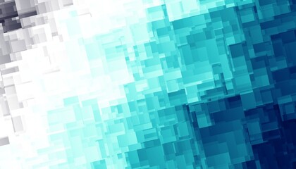 Abstract digital geometrical pattern. Horizontal orientation.