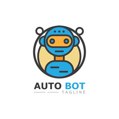 Robot icon vector concept design