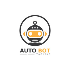Robot icon vector concept design