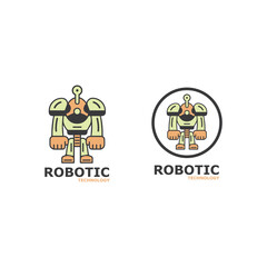 Robot icon vector concept design