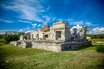 Tulum maya ruins, southern Mexico.