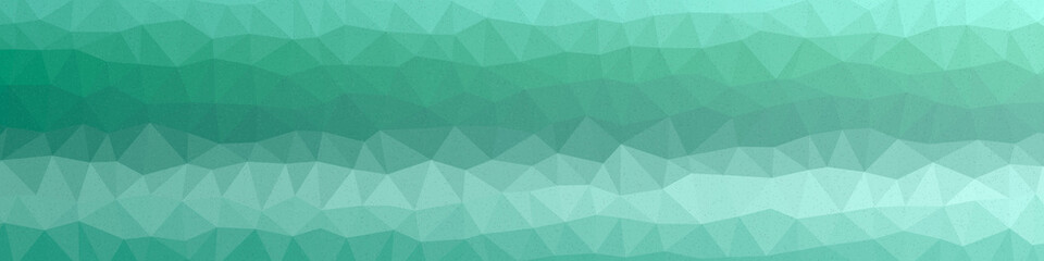 Fototapeta premium Mint color Abstract color Low-Polygones Generative Art background illustration