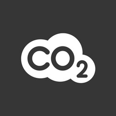 Obraz premium CO2 - Metro Tile Icon