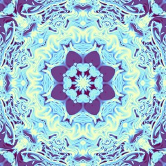 Abstract geometrical background. Ornamental symmetric pattern