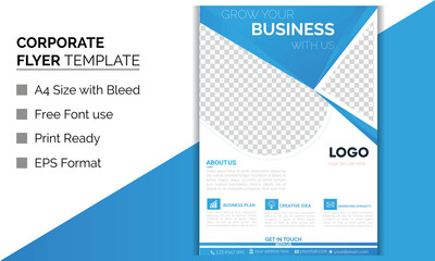Business Corporate Flyer Design Template 