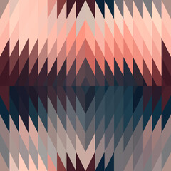 Seamless vivid degrade blur ombre radiant surreal blurry saturated digital wavy tribal ethnic kilim geo pattern. © NinjaCodeArtist