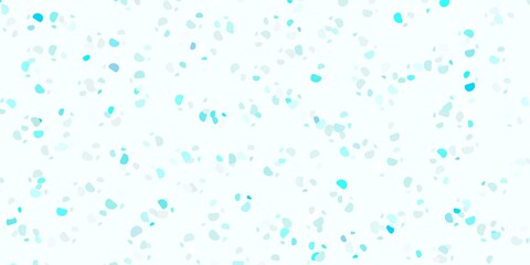Light blue vector pattern with abstract shapes.