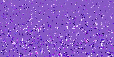 Light purple vector background with random forms.