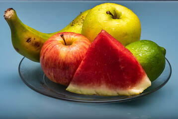 fruits on a plate