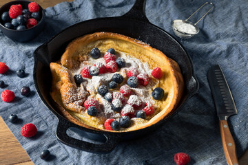Homemade Baked Dutch Baby Pancake