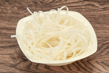 Boiled rice noodle for cooking