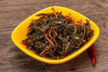 Seaweed cabbage with carrot and sesame