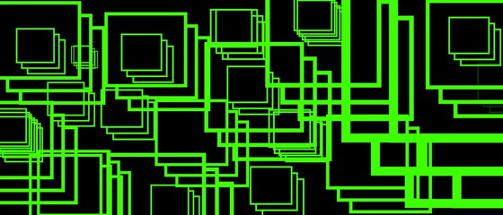 twisted curved lines forming torus horizontal background, optical illusion. 3d render illustration