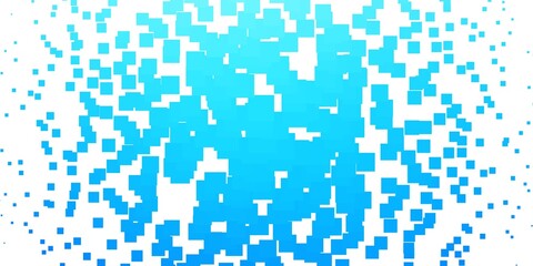 Light BLUE vector background with rectangles. Abstract gradient illustration with rectangles. Design for your business promotion.