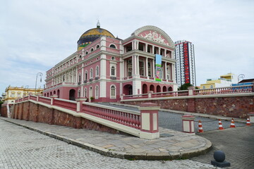 Amazon theatre Manaus, famous landmark of Manaus, Brazil.