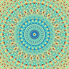 Abstract geometrical background. Ornamental symmetric pattern