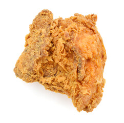 Fried Chicken Wings on white background