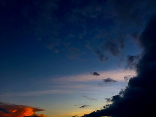 Obraz na płótnie Canvas Beautiful sky on twilight time for background