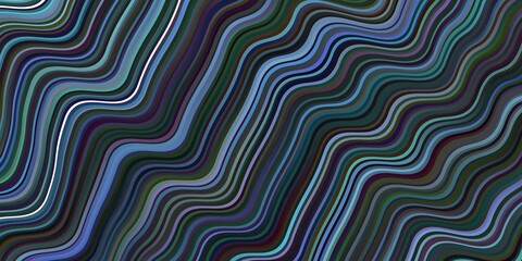 Dark BLUE vector layout with curved lines.