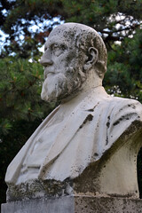 Fototapeta premium Denkmal des Geologen und Politikers Eduard Suess am Schwarzenbergplatz in Wien