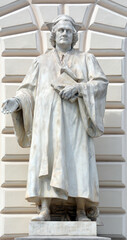Statue von Donato Bramante, Künstlerhaus, Wien, Österreich
