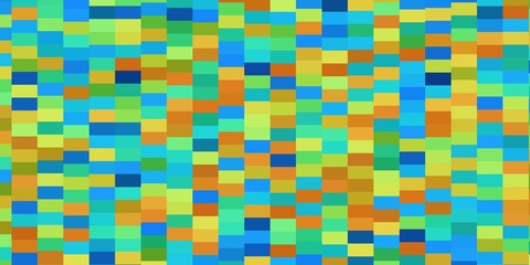 Light Blue, Yellow vector background with rectangles. Illustration with a set of gradient rectangles. Pattern for websites, landing pages.