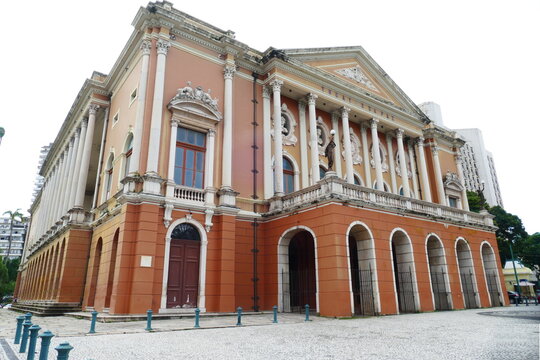 Paz Theater in the historical old town of Belem do Para, Brazil 
