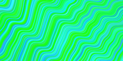 Light Blue, Green vector backdrop with wry lines.