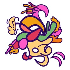 vector illustration of an abstract background