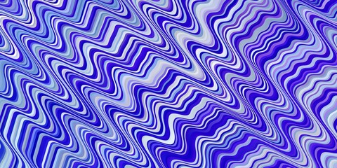 Light Pink, Blue vector pattern with wry lines. Illustration in abstract style with gradient curved.  Design for your business promotion.