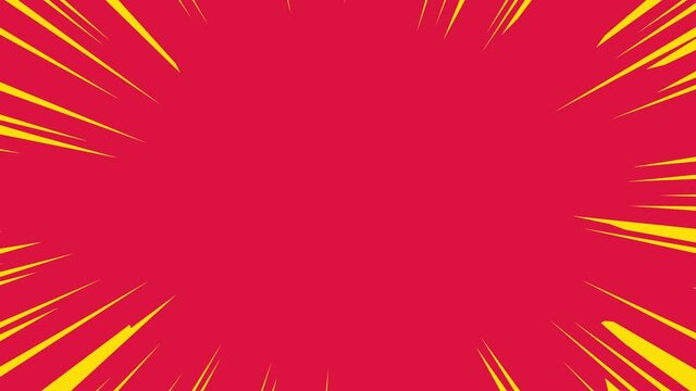 集中線の背景動画素材。マンガやコミックの集中線。
Concentrated line background material.
Concentrated line of manga and comics.