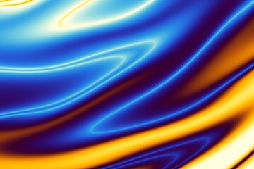 Futuristic background. Thin wavy lines.