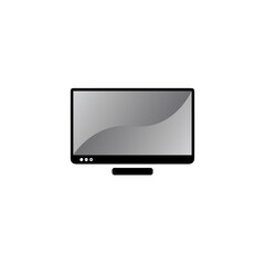 TV , LCD, LED, monitor icon vector illustration