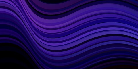 Dark Pink, Blue vector background with bows. Gradient illustration in simple style with bows. Template for cellphones.