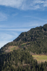 Fototapeta premium Beautiful Austrian forest and hills.