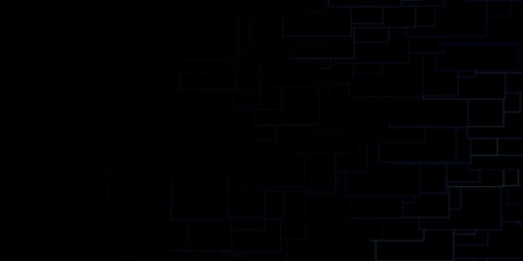 Dark BLUE vector template in rectangles. Rectangles with colorful gradient on abstract background. Pattern for business booklets, leaflets