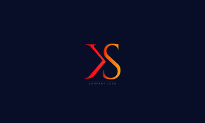 SK or KS letters Logo Alphabet  Design Vector Symbol