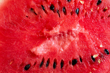 close up picture of Water melon back ground