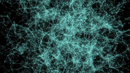 3D abstract digital background have line link connection point graphic and glow bright  light with 3d rendering.