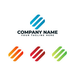 Abstract S Letter Logo.  Colorful S Letter Corporate Business Brand Identity Vector Logo Design Template.