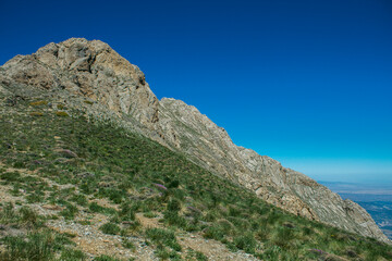 rocks at the top of the mountain