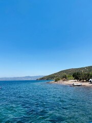 Naklejka premium view from the sea
