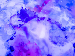 Neon Clouds Ink Wallpapers. Alcohol Ink Art. 