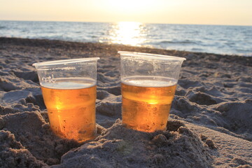 Piwo na plaży