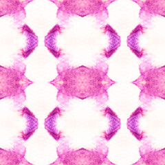 Fototapeta premium Vintage Floral Print. Delicate Lace Motifs. Ikat 