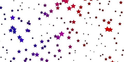 Dark Pink, Yellow vector texture with beautiful stars. Colorful illustration in abstract style with gradient stars. Pattern for websites, landing pages.